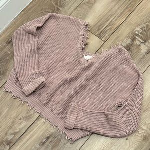 Jessica Simpson cropped sweater size M